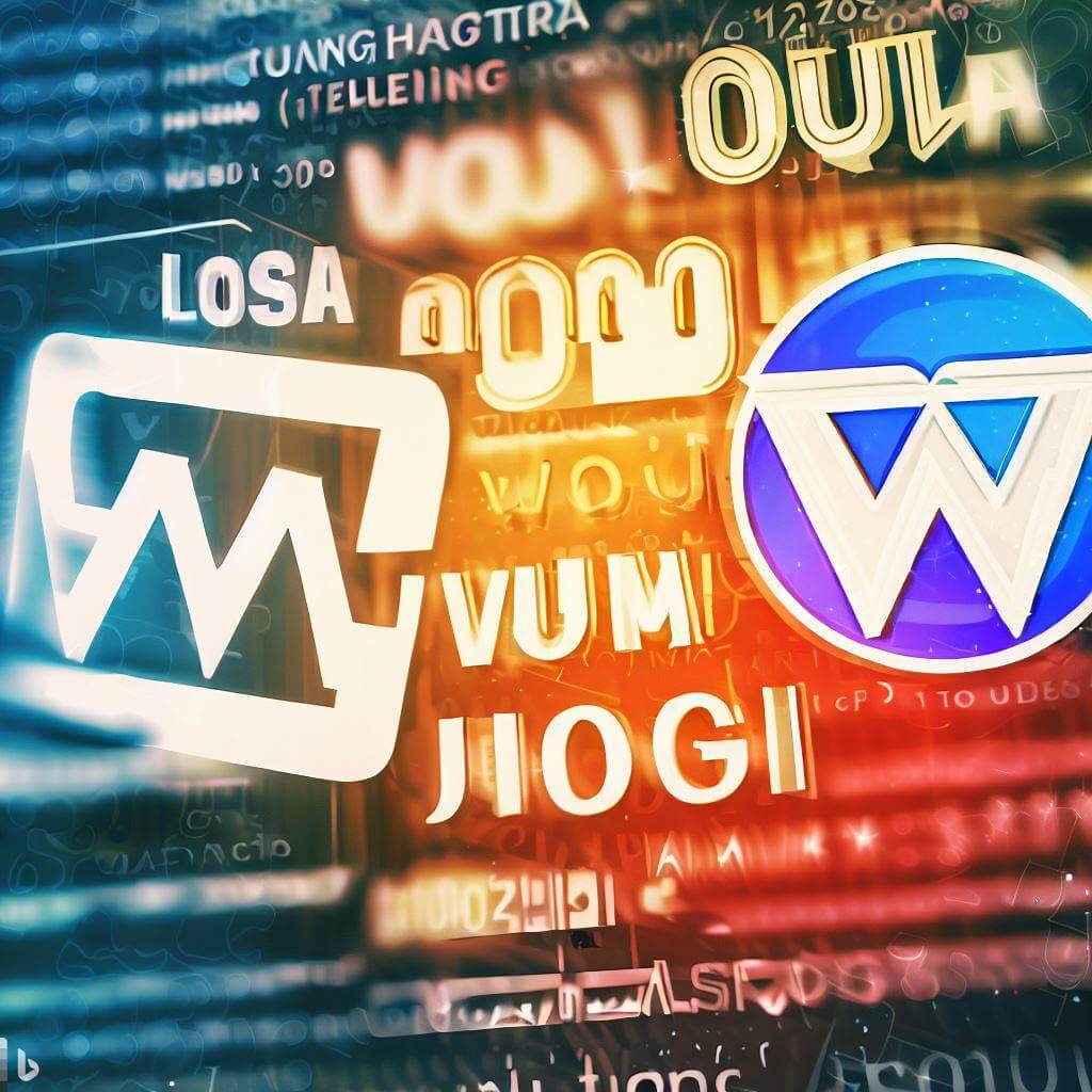 Logos WordPress, Joomla, Hostinger