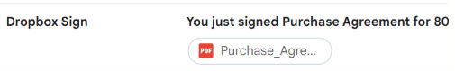 Contrat dans Gmail
